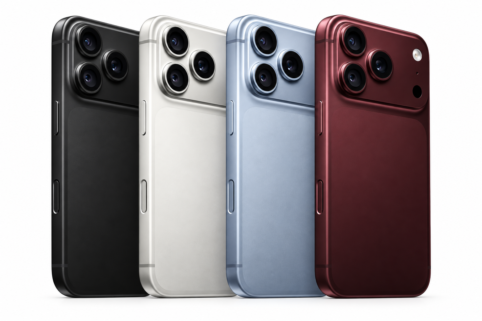 iPhone 18 Pro en varios colores